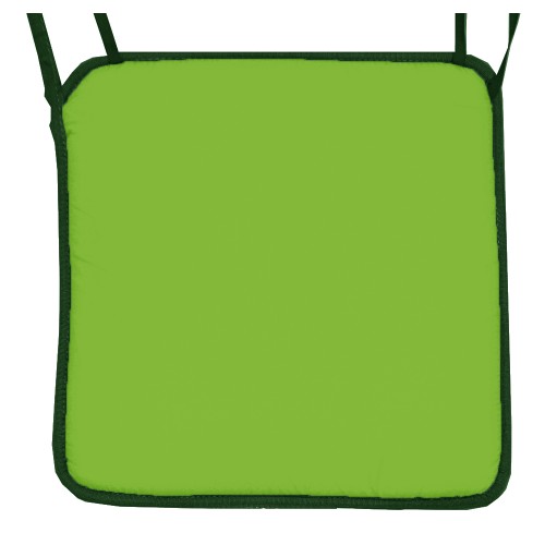 Μαξιλάρι καρέκλας με ρέλι λαχανί χρώμα 38 x 38 x 3 cm