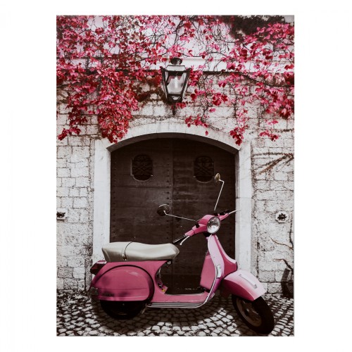 Πίνακας Καμβάς Hm7066 Pink Motocycle 50X70X2.5