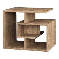 Τραπεζάκι βοηθητικό Labirent χρώμα sapphire oak 54x40x45εκ.