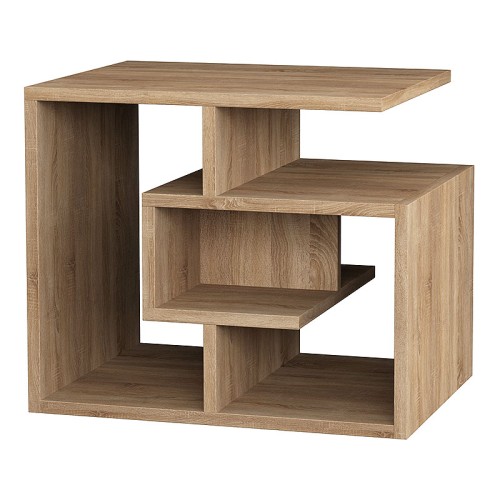 Τραπεζάκι βοηθητικό Labirent χρώμα sapphire oak 54x40x45εκ.