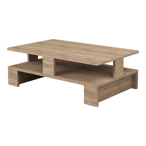 Τραπεζάκι σαλονιού Mansu χρώμα sapphire oak 80x50x27εκ.