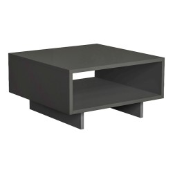 Τραπεζάκι σαλονιού Hola χρώμα ανθρακί 60x60x32εκ. Τραπεζάκι σαλονιού Hola χρώμα ανθρακί 60x60x32εκ.