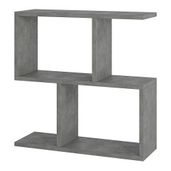 Τραπεζάκι βοηθητικό Homemania χρώμα γκρι ρετρό 60x20x60εκ.