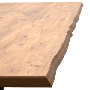 Τραπέζι Walter Mdf - μεταλλικό χρώμα ακακίας 200x100x75εκ.