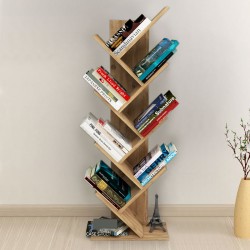 Βιβλιοθήκη Milton χρώμα pine oak 44x22x121εκ.