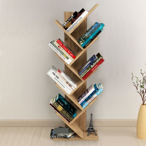 Βιβλιοθήκη Milton χρώμα pine oak 44x22x121εκ.
