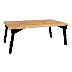 Τραπεζάκι laptop Sidon χρώμα pine oak 60x35,5x23,5εκ.