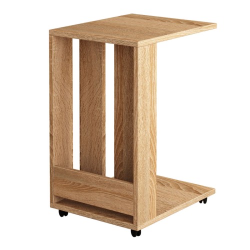 Τραπεζάκι βοηθητικό Edi χρώμα sapphire oak 37x45x60εκ.