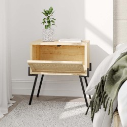 Κομοδίνο Naive χρώμα sapphire oak 48x34x51εκ.