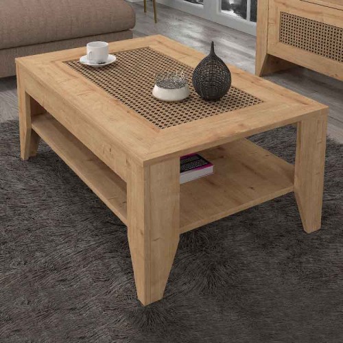 Τραπεζάκι σαλονιού Madura χρώμα sapphire oak 90x60x40εκ.