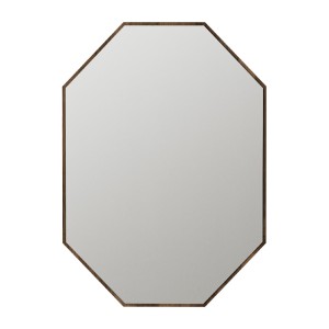 Καθρέπτης τοίχου Ursula Μegapap χρώμα καρυδί 45x2x70εκ.