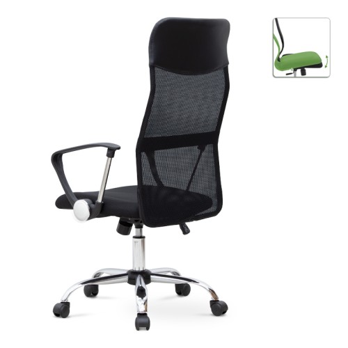 Καρέκλα γραφείου Marco με ύφασμα Mesh χρώμα μαύρο 62x59x110/120εκ.
