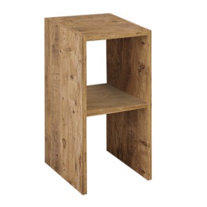 Κομοδίνο - Τραπεζάκι βοηθητικό Tagore χρώμα pine oak 30x30x60εκ.