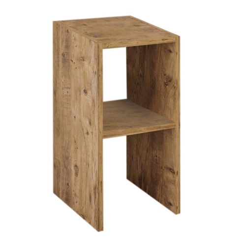 Κομοδίνο - Τραπεζάκι βοηθητικό Tagore χρώμα pine oak 30x30x60εκ.