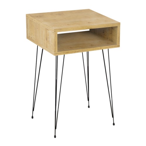 Κομοδίνο Scott χρώμα sapphire oak 40x30x60εκ.