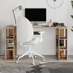 Γραφείο εργασίας Colmar χρώμα ανοιχτό καρυδί 140x60x75εκ