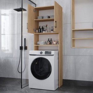 Έπιπλο πλυντηρίου Holton χρώμα sapphire oak 65,5x30x180εκ.