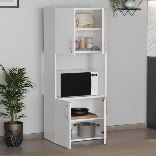 Ντουλάπα κουζίνας Armado χρώμα λευκό 60x32x140εκ. Ντουλάπα κουζίνας Armado χρώμα λευκό 60x32x140εκ.