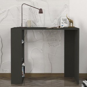 Γραφείο εργασίας Netenia χρώμα ανθρακί 90x40x74εκ.