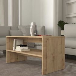 Τραπεζάκι σαλονιού Eleva χρώμα sapphire oak 90x44,6x46,4εκ.
