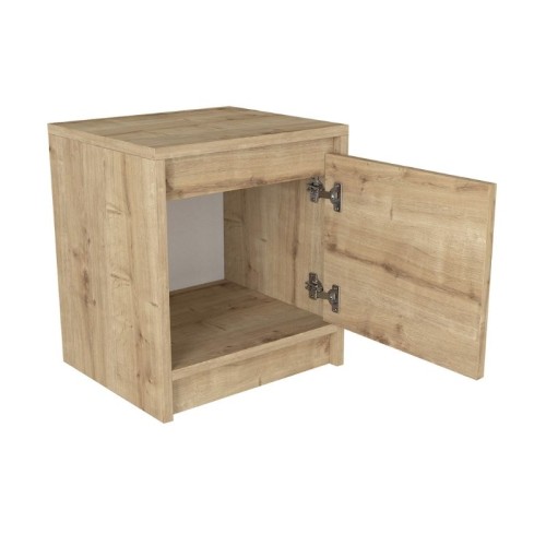 Κομοδίνο Conve χρώμα sapphire oak 40x35x45εκ.