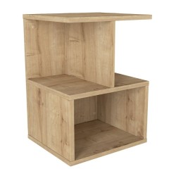 Κομοδίνο - Τραπεζάκι βοηθητικό Entiero χρώμα sapphire oak 39,8x35x54,6εκ.
