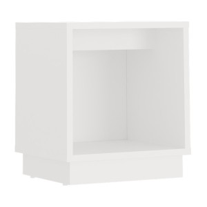 Κομοδίνο Gino χρώμα λευκό 40x35,3x45εκ.