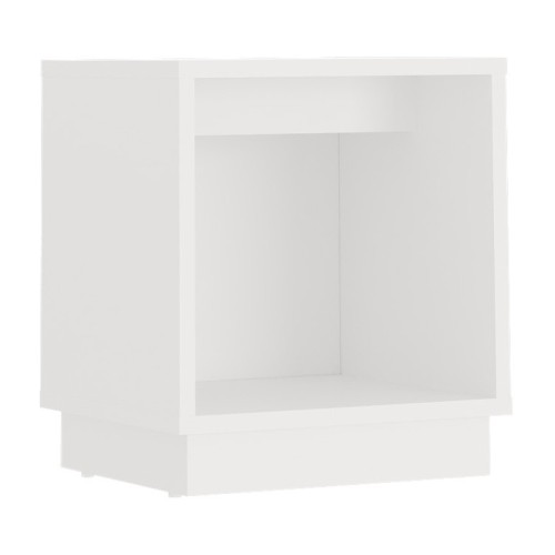 Κομοδίνο Gino χρώμα λευκό 40x35,3x45εκ.