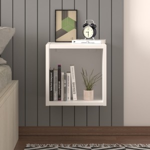 Κομοδίνο επιτοίχιο Beny χρώμα λευκό 34x30,3x34εκ.