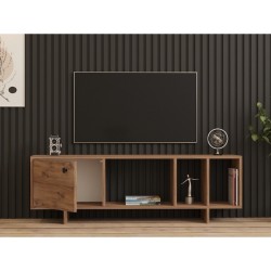 Έπιπλο τηλεόρασης Folsom χρώμα atlantic pine 140x29,9x45εκ.