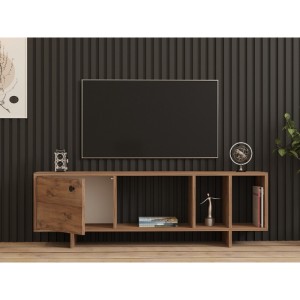 Έπιπλο τηλεόρασης Folsom χρώμα atlantic pine 140x29,9x45εκ.