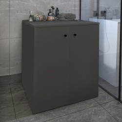 Έπιπλο πλυντηρίου Gray χρώμα ανθρακί 70x66x90εκ.