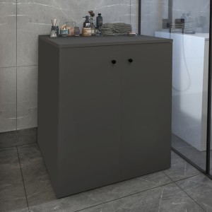 Έπιπλο πλυντηρίου Gray χρώμα ανθρακί 70x66x90εκ.
