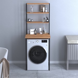 Έπιπλο πλυντηρίου Bobby χρώμα pine oak 67x60x178εκ.