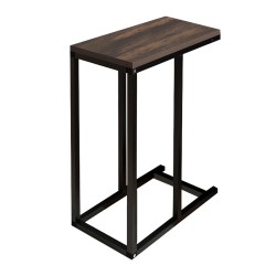 Τραπεζάκι βοηθητικό Agiro χρώμα rustic καρυδί 45,7x25,5x62,9εκ.