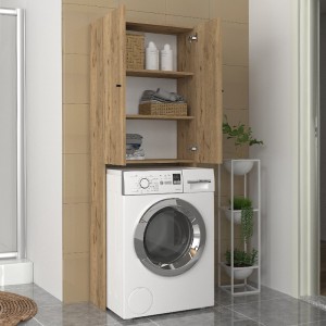 Έπιπλο πλυντηρίου Romme χρώμα sepet oak 65x27,1x180εκ.