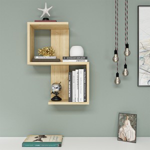 Ραφιέρα τοίχου Octa χρώμα sapphire oak 45x16,4x60εκ.