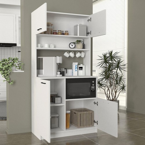 Έπιπλο κουζίνας Tuco 2 χρώμα λευκό 90x40x180εκ.