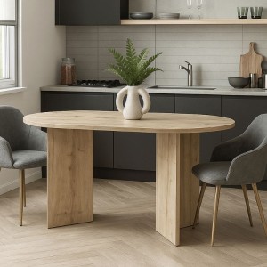 Τραπέζι Cortado χρώμα sapphire oak 138x80x75εκ.