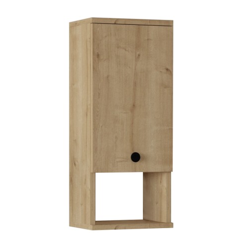 Ντουλάπι μπάνιου επιτοίχιο Mis χρώμα sapphire oak 30x21,8x71εκ.