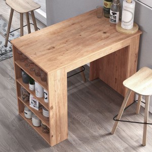Τραπέζι μπαρ Toska χρώμα pine oak 112,2x64x91,8εκ.