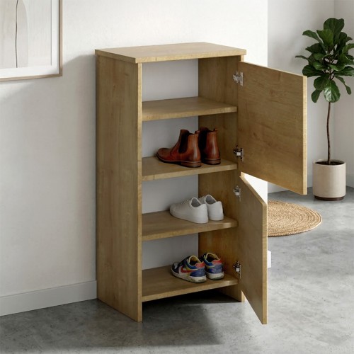 Παπουτσοθήκη Port χρώμα sapphire oak 48x31x92εκ.