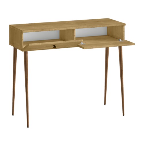 Κονσόλα Alis χρώμα sapphire oak 110x29x88εκ.