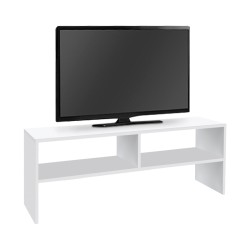 Έπιπλο τηλεόρασης Beirut χρώμα λευκό 120x30x40εκ.