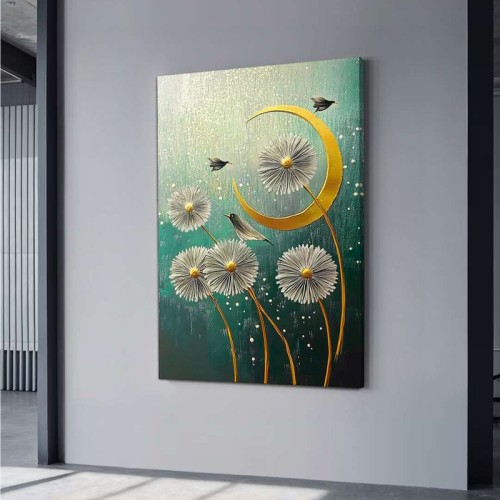 Πίνακας σε καμβά "Wildflowers" ψηφιακής εκτύπωσης 70x100x3εκ.