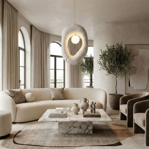 Φωτιστικό οροφής Zoga G9 fiberglass μονόφωτο χρώμα λευκό 30x12x90εκ.