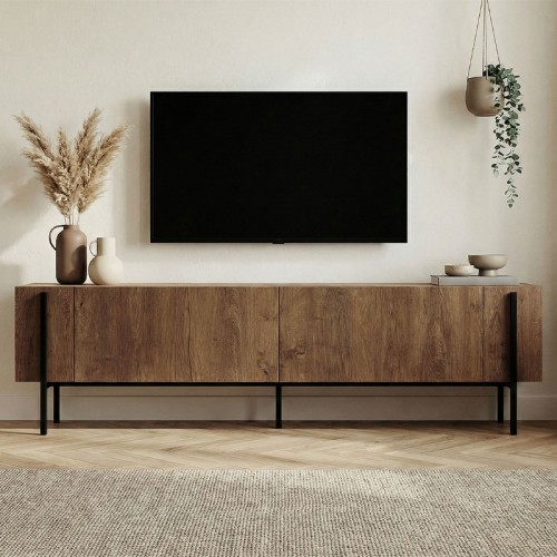 Έπιπλο τηλεόρασης Nexus χρώμα καρυδί 180x30x45,5εκ.