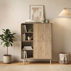 Μπουφές Colia χρώμα sepet oak 85x44x120,4εκ.