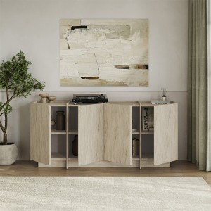 Μπουφές Dorma χρώμα travertine 180x45x80,2εκ.