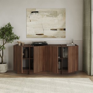 Μπουφές Dorma χρώμα καρυδί milano 180x45x80,2εκ.